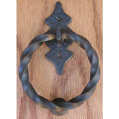 Agave Ironworks KN013/PU017-04 6 Pt Back Twisted Ring KN/PU in Dark Bronze