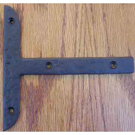 Agave Ironworks ST031-01 6" T Strap in Flat Black