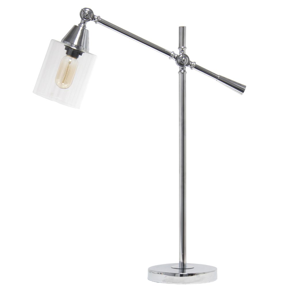 All The Rages LHD-2001-CH Studio Loft Lalia Home Vertically Adjustable Desk Lamp, Chrome