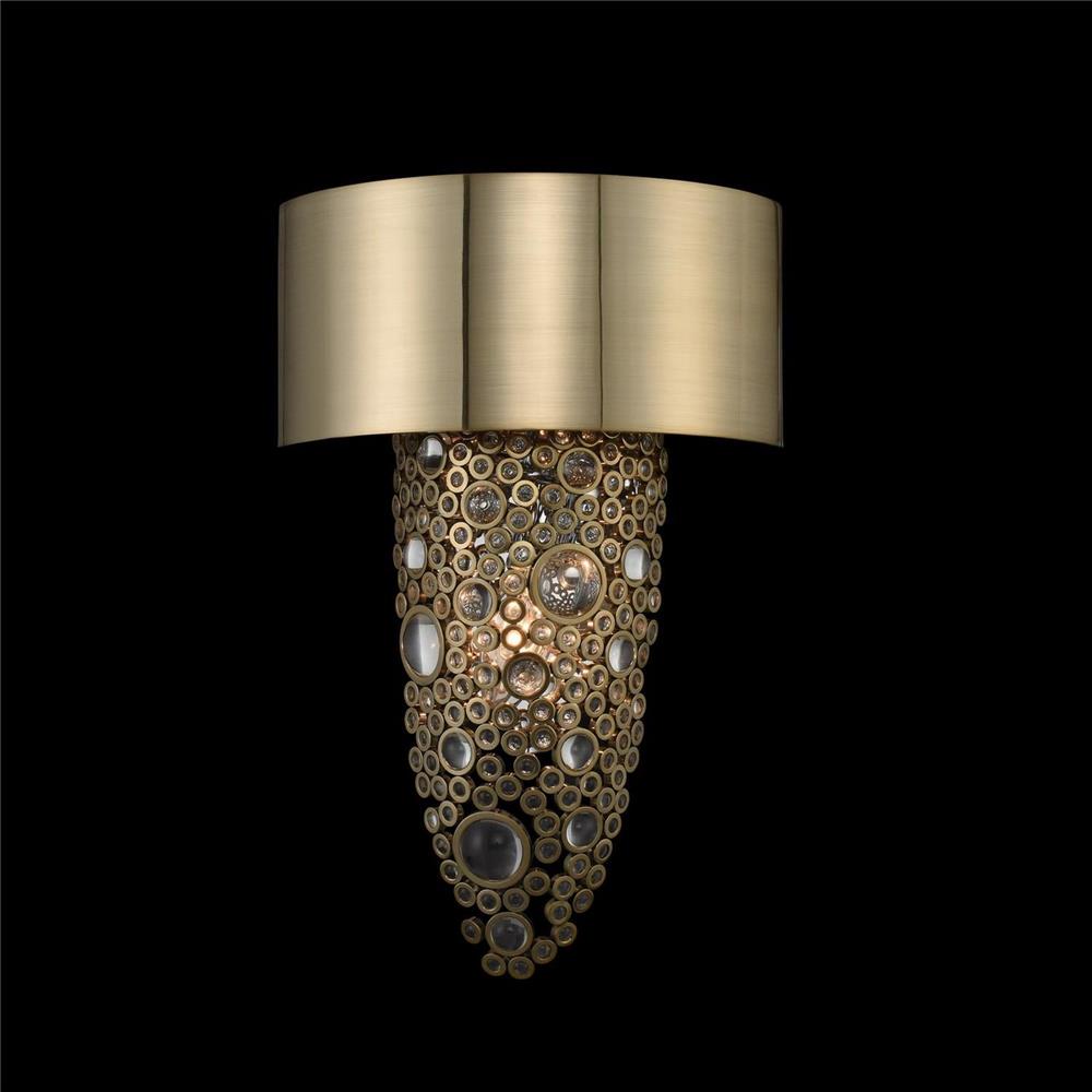 Allegri 034220-038-FR001 Ciottolo 2lt Wall Sconce in Brushed Champagne Gold