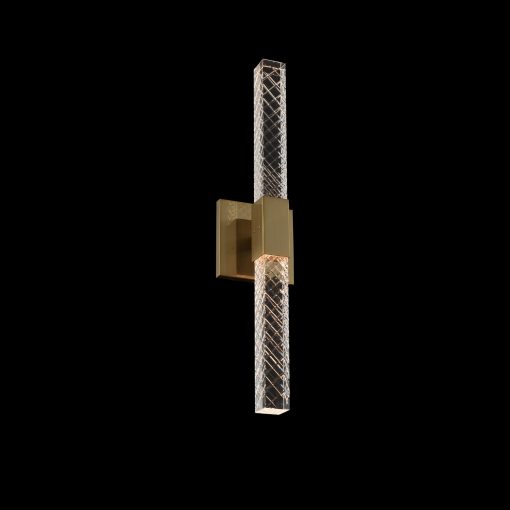 Allegri 034921-038-FR001 Apollo 2lt Ada Sconce in Brushed Champagne Gold
