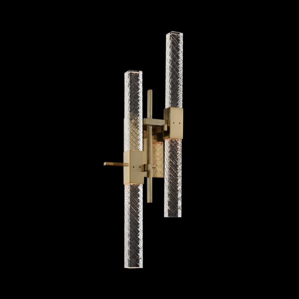 Allegri 034922-038-FR001 Apollo 4lt Wall Sconce in Brushed Champagne Gold