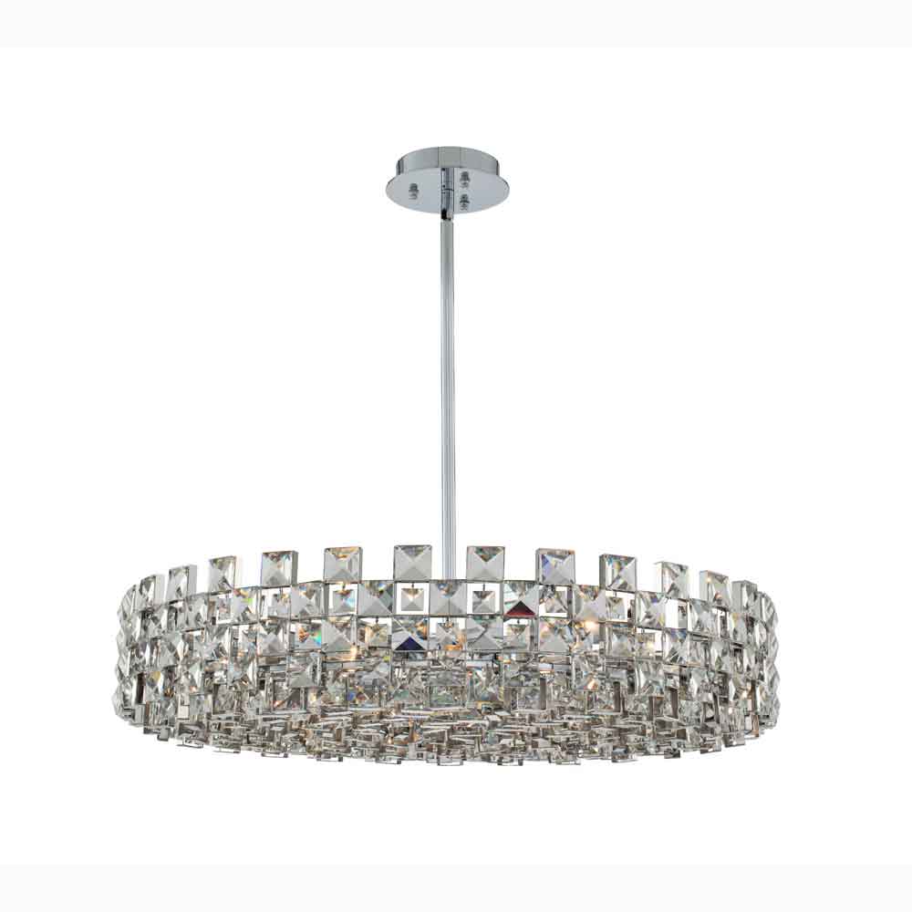 Allegri 036657-010-FR001 Piazze 36 Inch Pendant in Polished Chrome