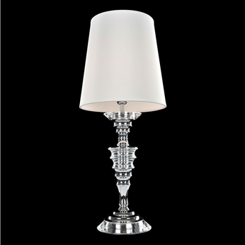Allegri 027790-010-FR001 Cosimo 1 Light Table Lamp W/clear Firenze in Chrome