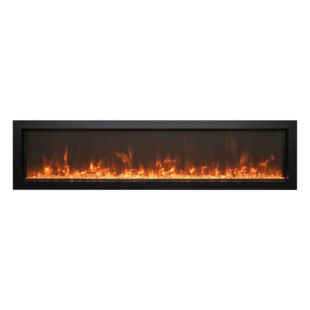 Remii 102735-XS 35" Extra Slim Indoor or Outdoor Electric Built-in only with black steel surround