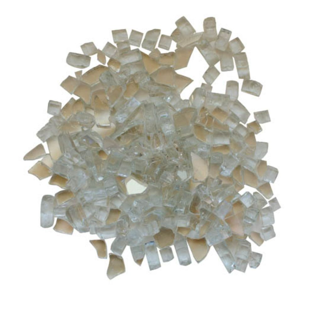 Amantii AMSF-GLASS-01 approx. 5 lbs of 1/4" reflective fireglass - 1 sq. ft. of media coverage 