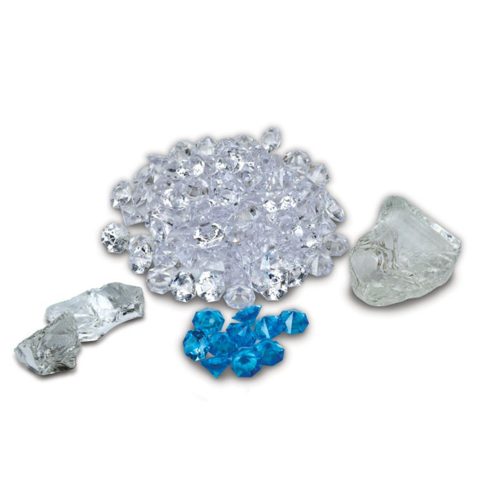 Amantii Fi-105-Diamond 1 large, 2 mini clear nuggets,  95 Clear & 10 Blue Diamond Media