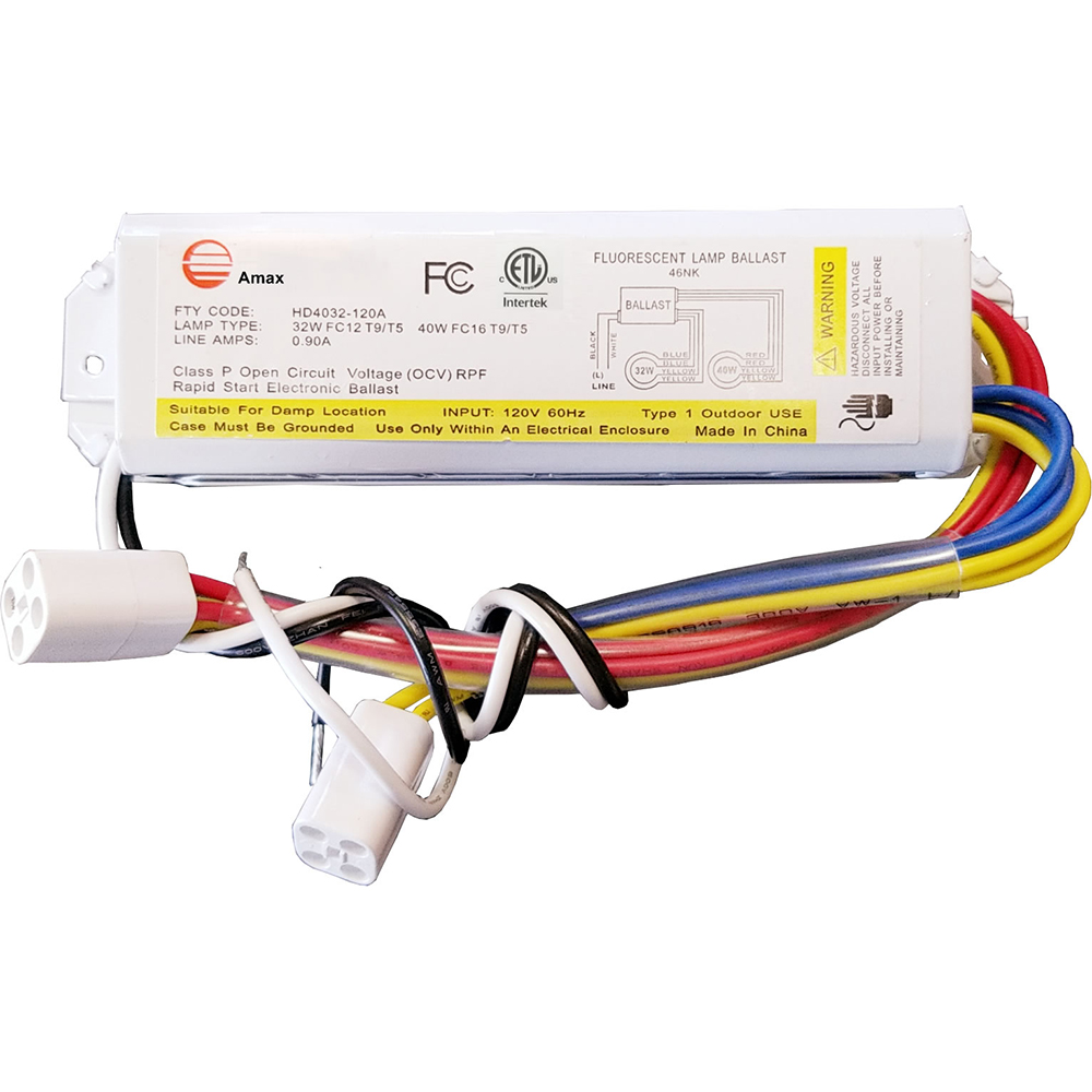 Amax Lighting HD4032-120A 72W Electronic Ballast in White