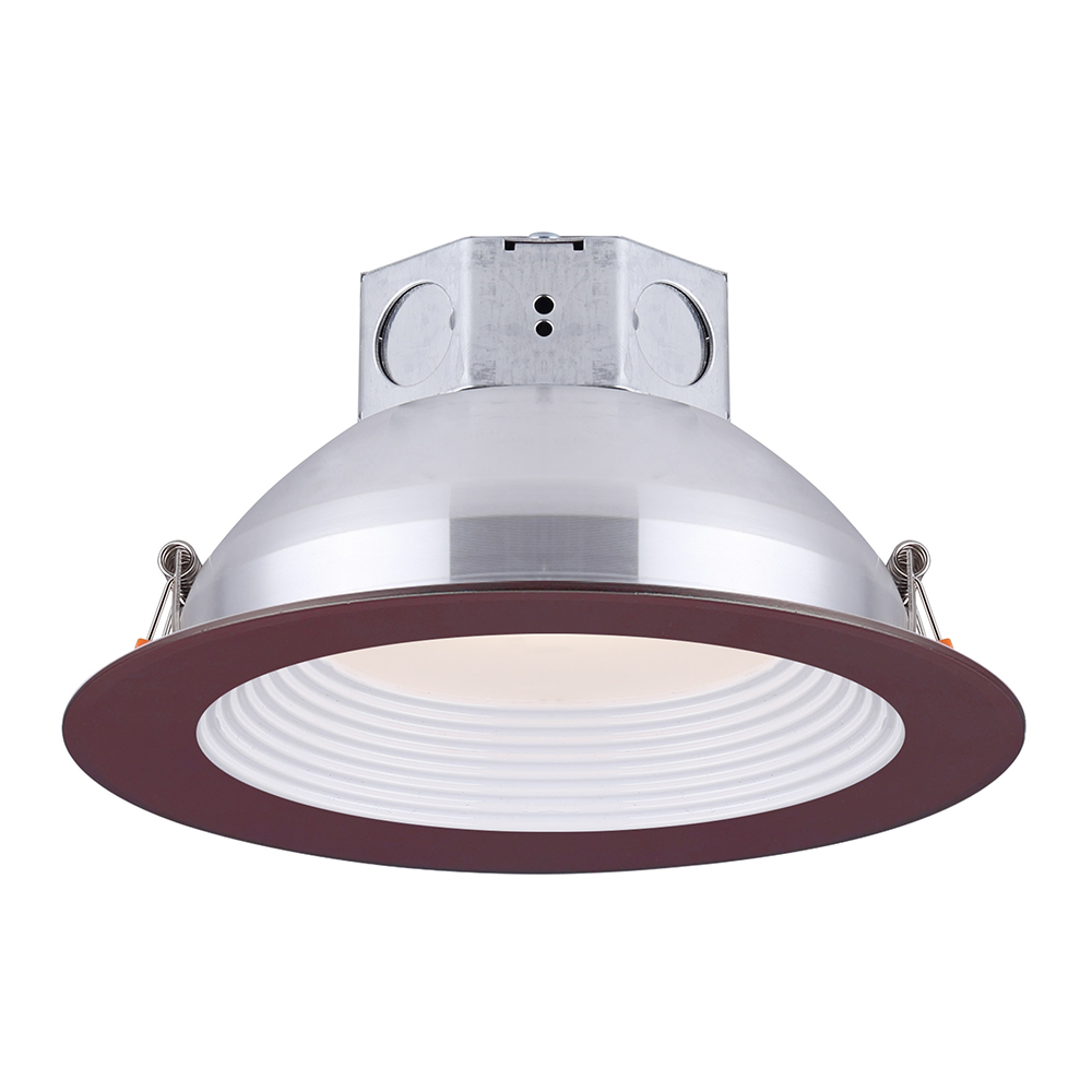 Amax Lighting LED-BR6P/BZ 6" LED Veloce Baffle Downlight with Self-J-Box in Bronze