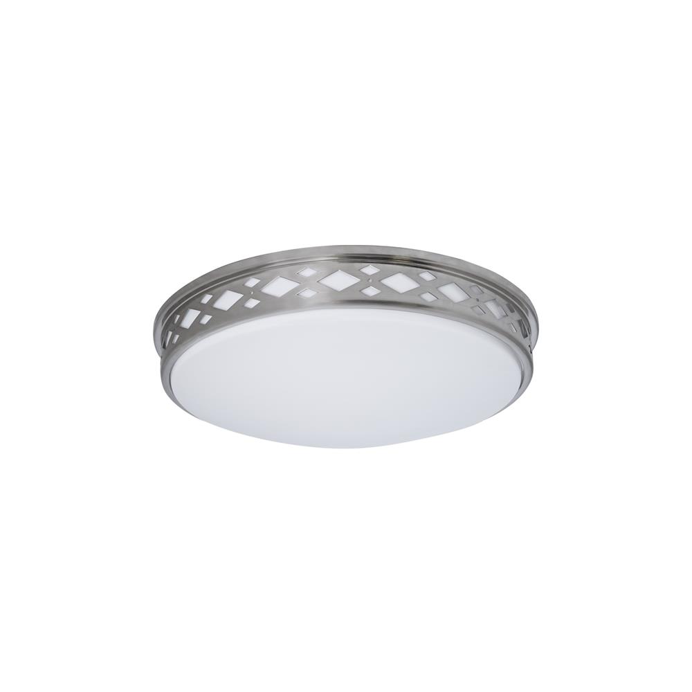 Amax Lighting LED-JR001DN Led 10" Ceiling Flush Mount Diamond Lattice Nickel