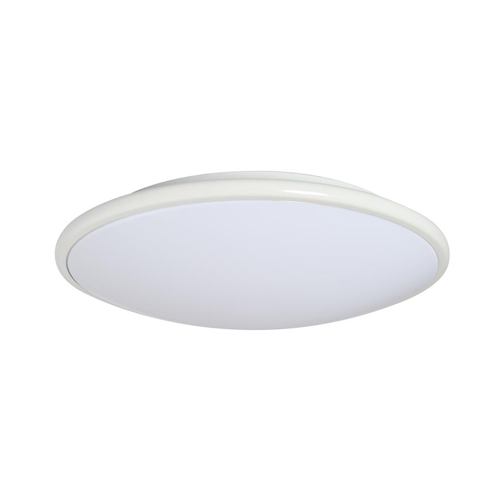 Amax Lighting LED-M001L/WT-W 3000K 13" LED Euro Style Dimmable Saucer in White