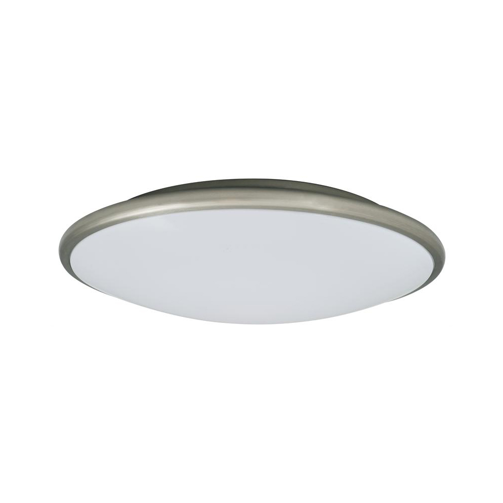 Amax Lighting LED-M002L/NKL-W 3000K 17" LED Euro Style Dimmable Saucer in Brush Nickel