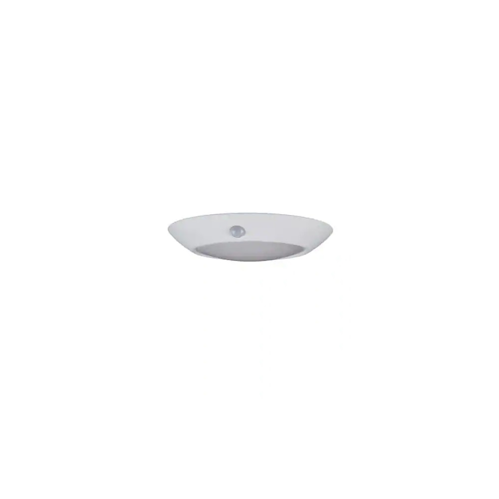 Amax Lighting LED-M6L/WT 6" LED Disc Light With Built-In PIR Motion Sensor in White