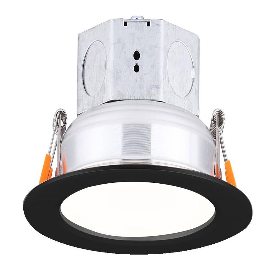 Amax Lighting Led-Sr3Sp/Blk  Led Dimmable Downlight With Self-J-Box 