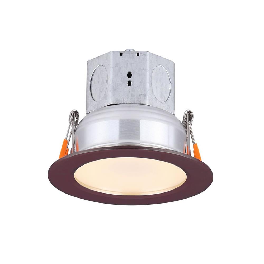Amax Lighting Led-Sr3Sp/Bz  Led Dimmable Downlight With Self-J-Box 