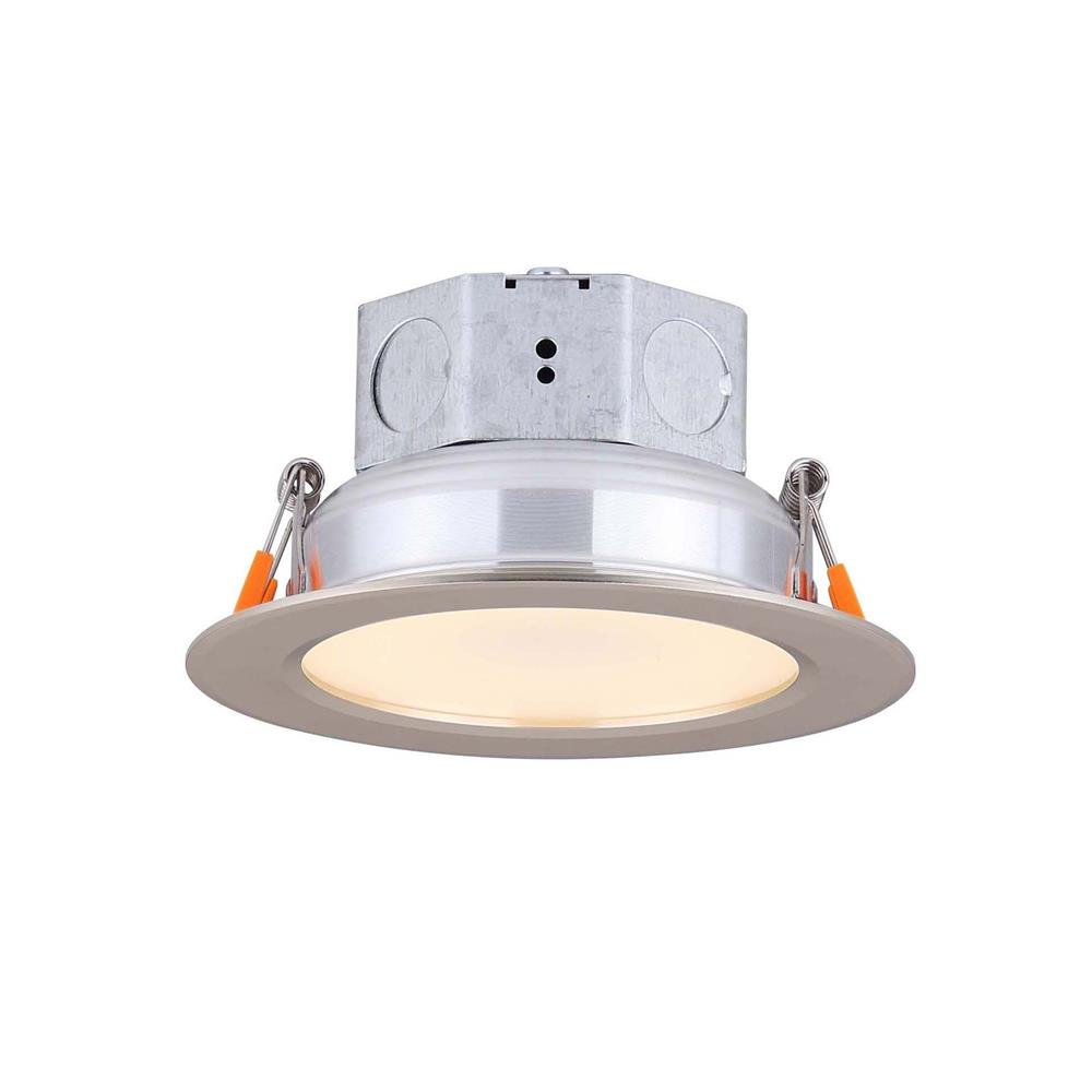 Amax Lighting Led-Sr3Sp/Nkl  Led Dimmable Downlight With Self-J-Box 