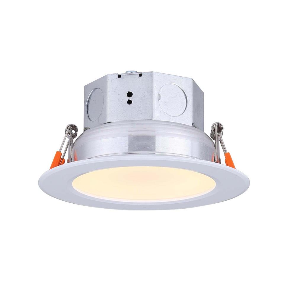 Amax Lighting Led-Sr3Sp/Wt  Led Dimmable Downlight With Self-J-Box 