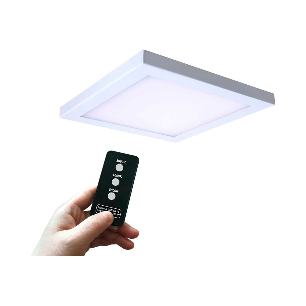 Amax Lighting iWCD-SM10DL-WT 10" Remote Control 3CCT LED Surface Mount in White