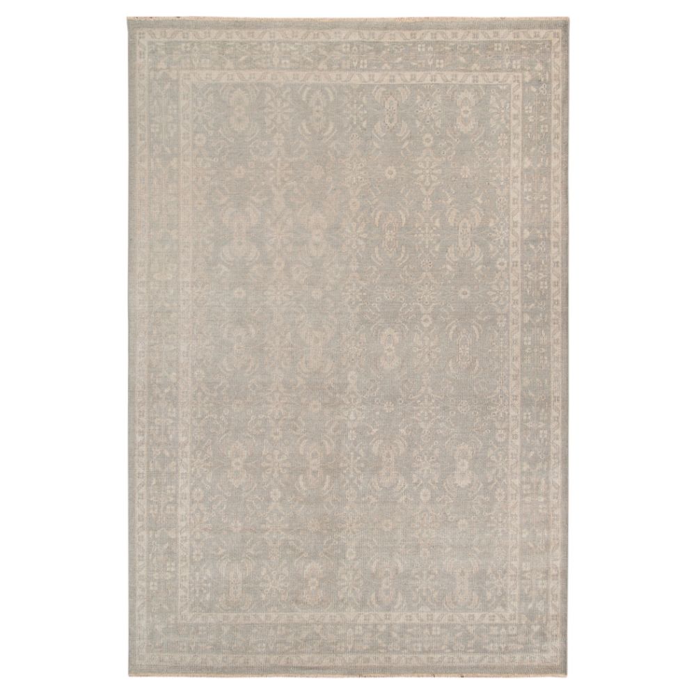 Amer Rugs AIN-2 Ainsley Willa Light Blue Hand-Knotted Wool Blend Area Rug 2