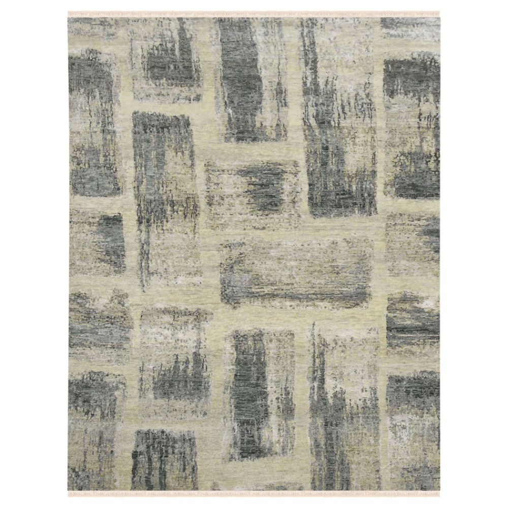 Amer Rugs SYN-41 Synergy Spencer Gray Hand-Knotted Wool Blend Area Rug 2