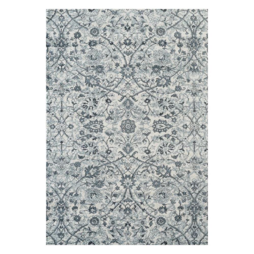 Amer Rugs ALX-24 Alexandria Ivey Light Blue Floral Round Rug 6