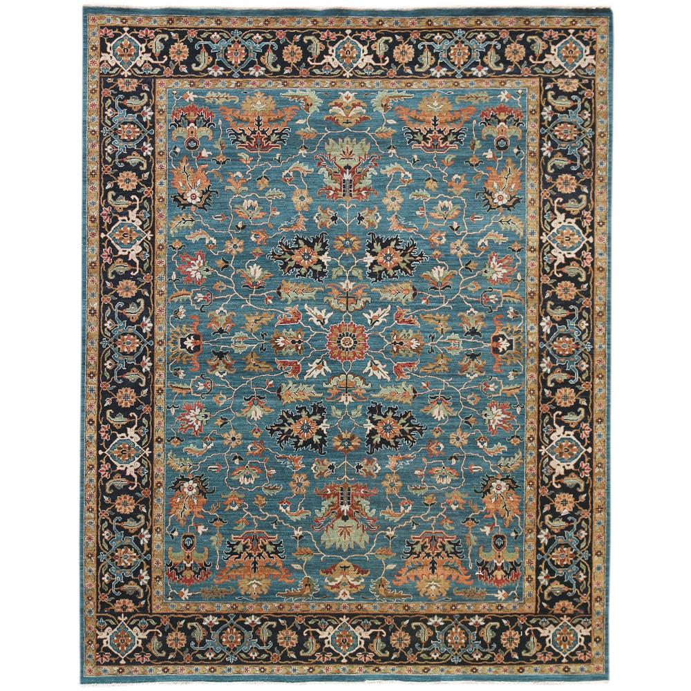 Amer Rugs ANQ12 ANTIQUITY 9x12 Area Rug in Turquoise