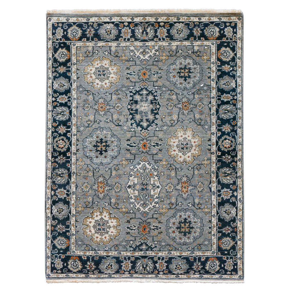 Amer Rugs ANQ-52 Antiquity Oriana Fog Hand-Knotted Wool Area Rug 10