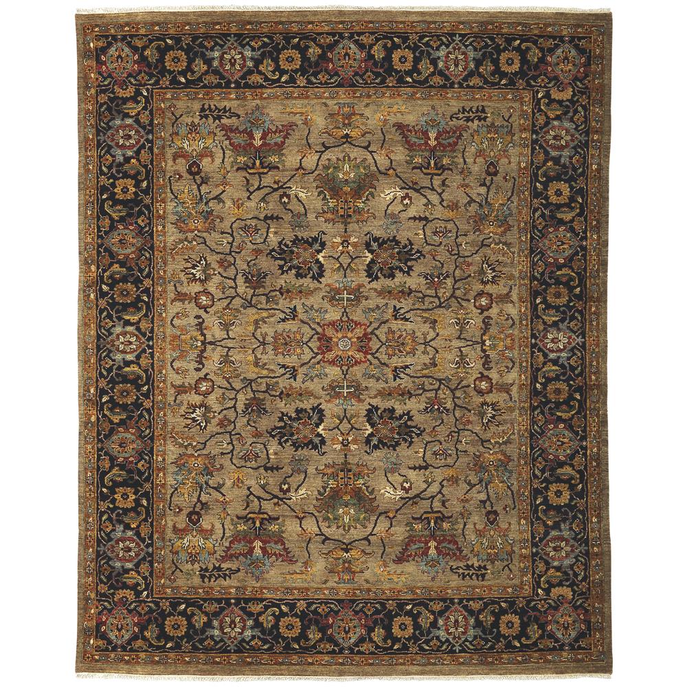 Amer Rugs ANQ81014 Antiquity Traditional Design Hand-Knotted Rug in Camel
