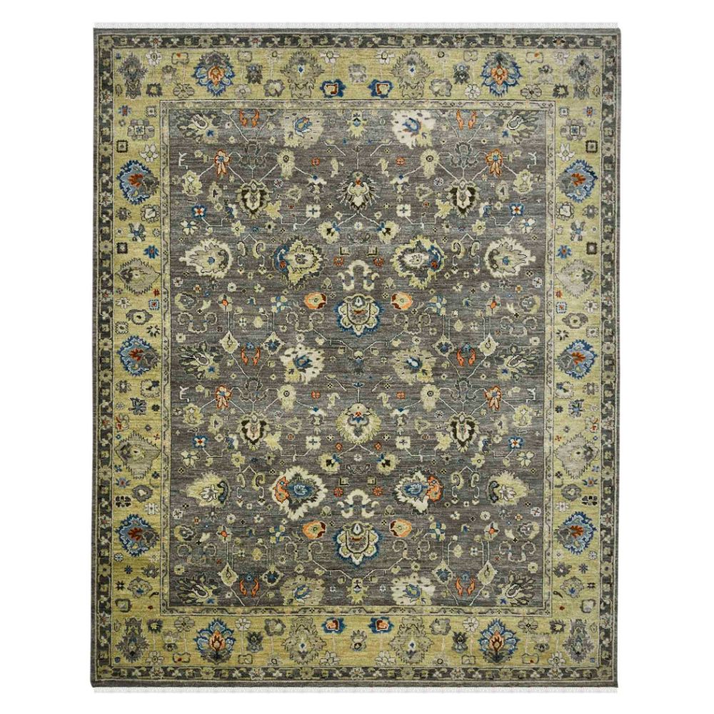 Amer Rugs NUI-46 Nuit Arabe Seka Taupe Hand-Knotted Wool Area Rug 2