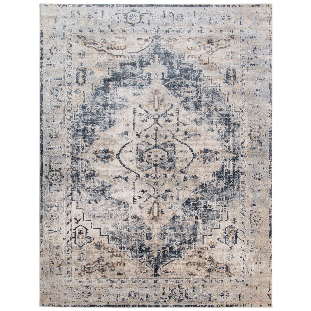 Amer Rugs BLM-2 Belmont Stratford Tan/Gray Chenille Blend Area Rug 5