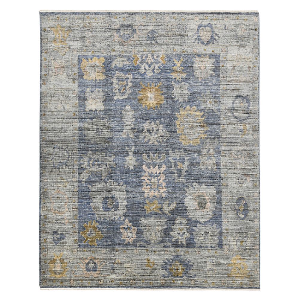 Amer Rugs JWL-4 Jwell Avien Water Blue Hand-Knotted Wool Area Rug 2