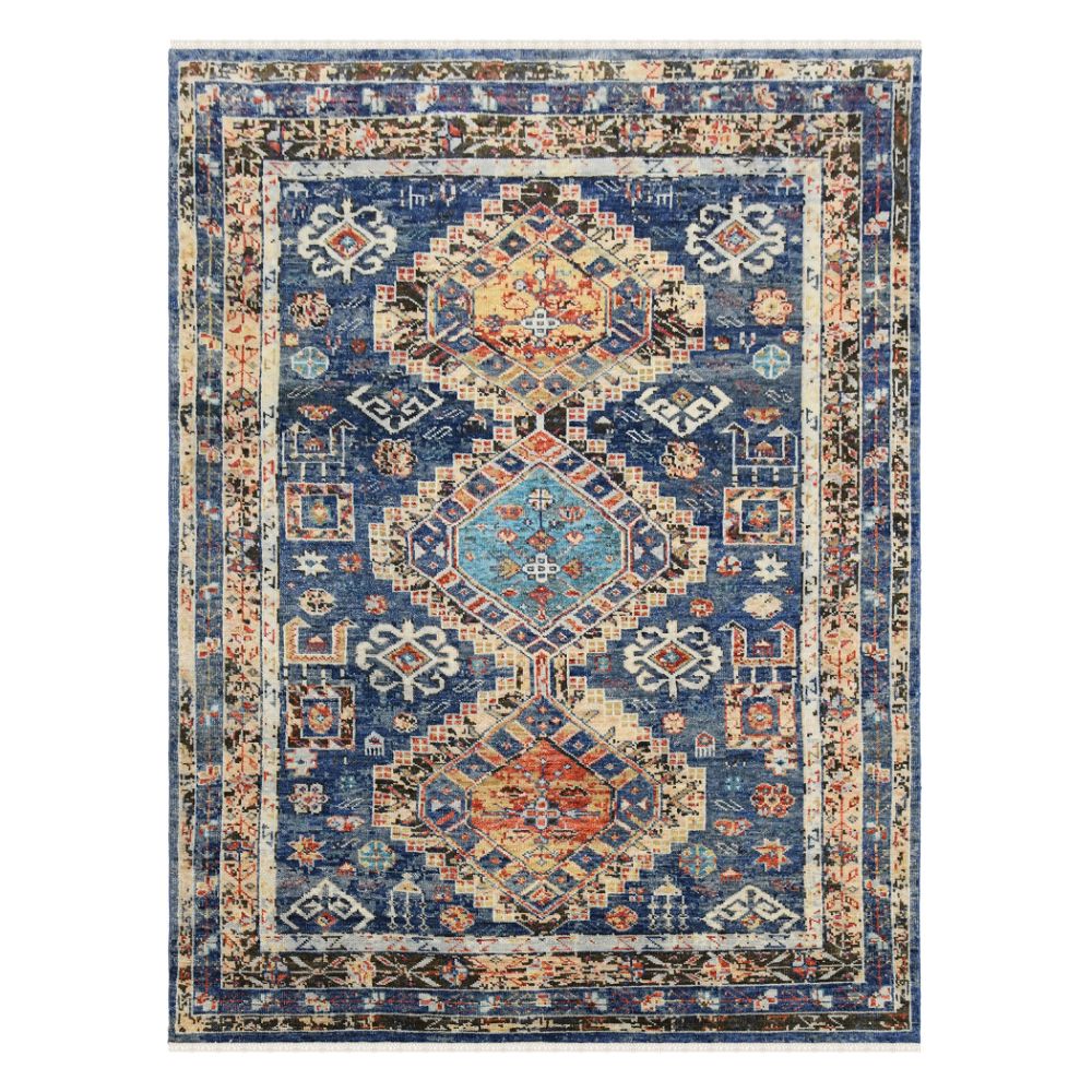 Amer Rugs WIL-5 Willow Mohave Blue Hand-knotted Wool Area Rug 2