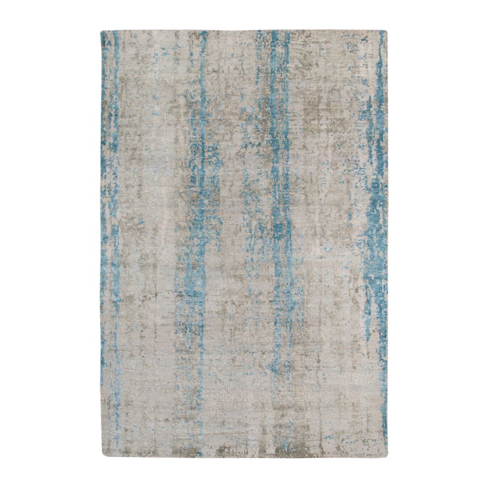 Amer Rugs ZEN-11 Zenith Taree Blue Hand-Knotted Wool/Silk Area Rug 2