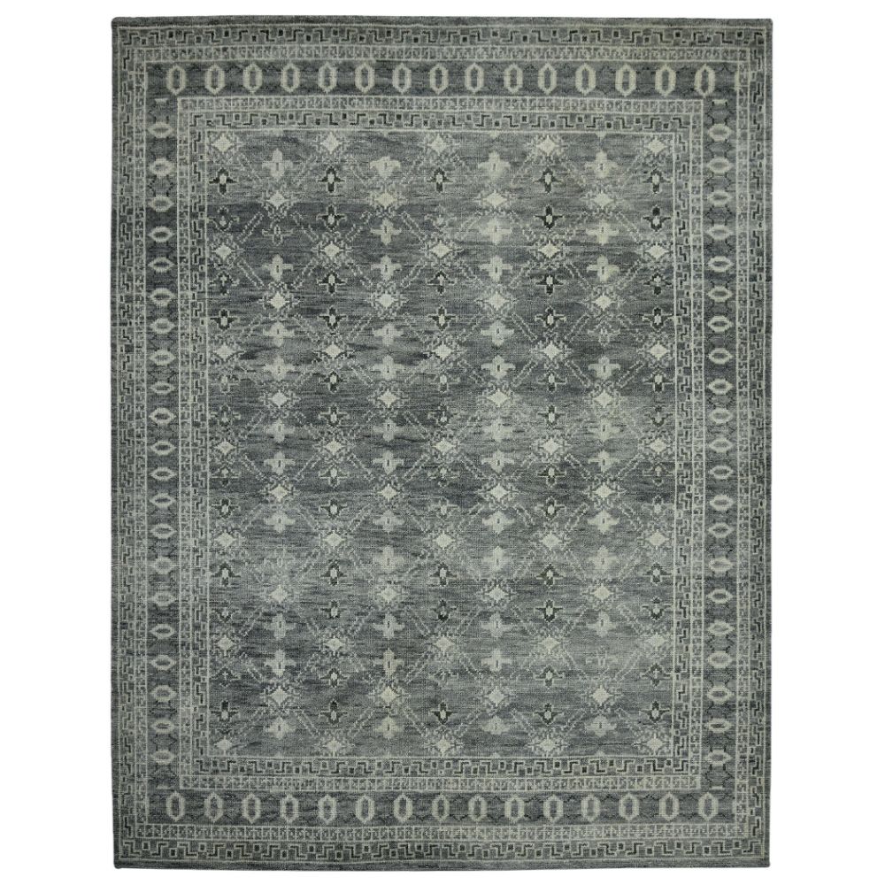 Amer Rugs DIV-4 Divine Loise Gray Hand-Knotted Wool Area Rug 2