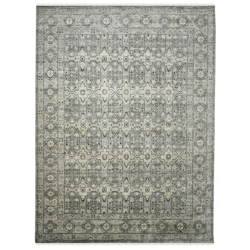 Amer Rugs BLU-35 Blu Amerson Gray Hand-Knotted Wool Area Rug 2