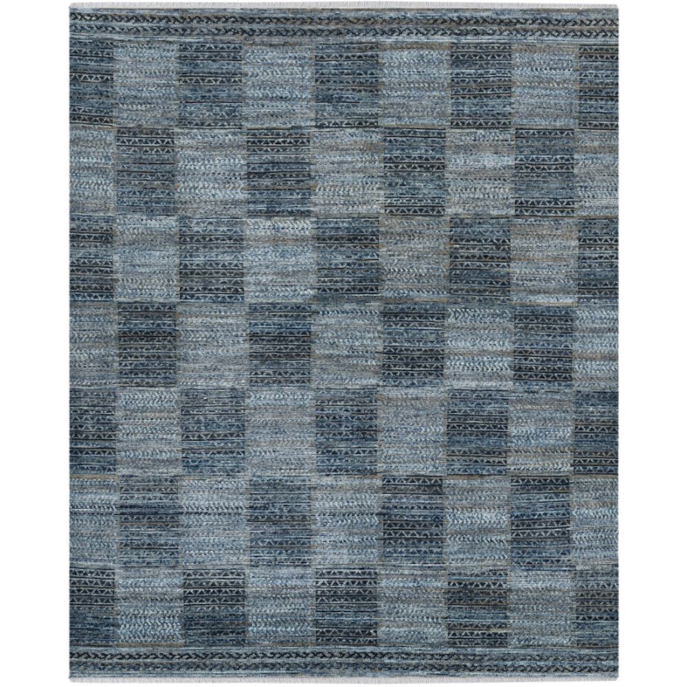 Amer Rugs LEG-8 Legacy Barton Gray/Blue Hand-Knotted Wool Area Rug 2