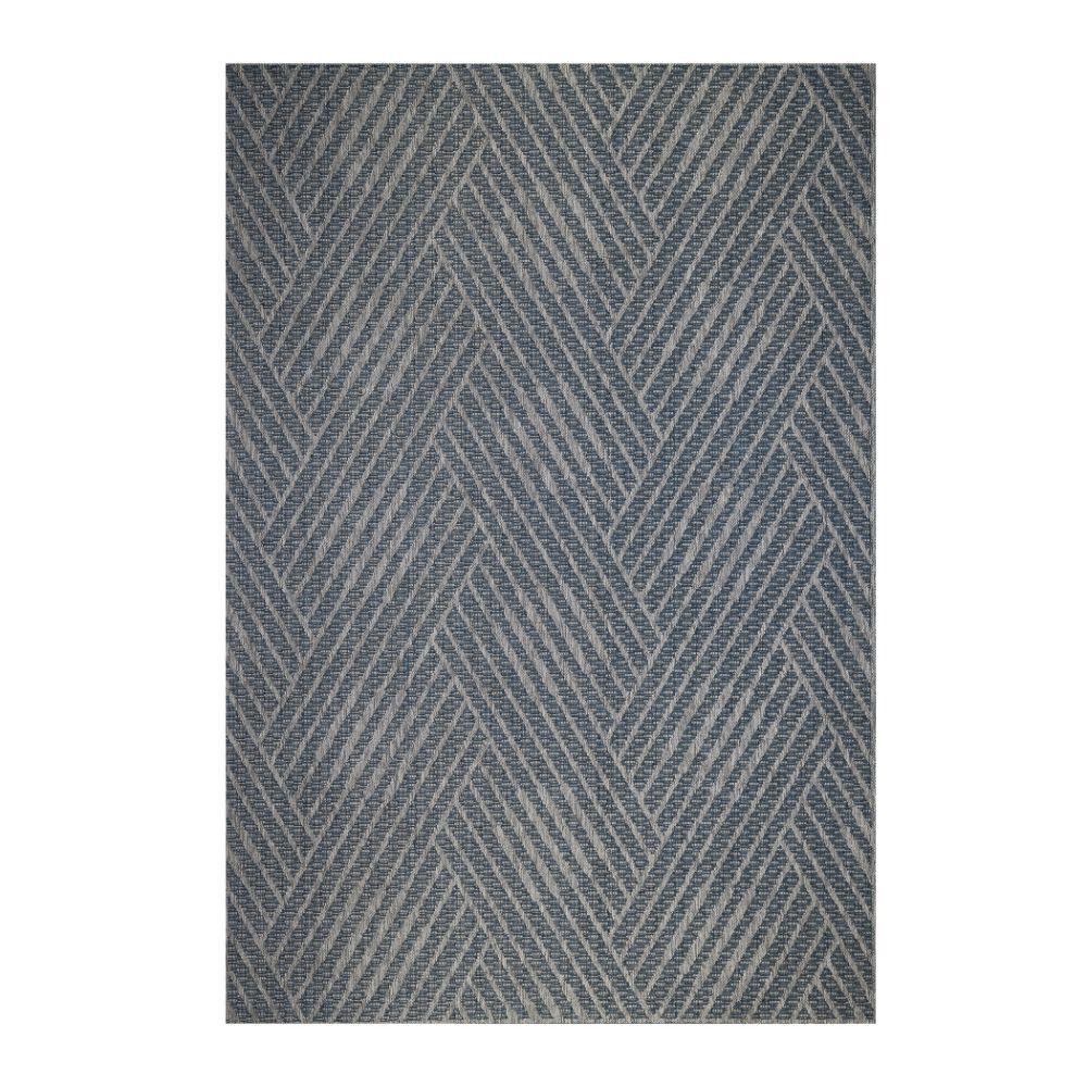 Amer Rugs MRY-1 Maryland Abbel Blue Geometric Indoor/Outdoor Area Rug 63" x 96"
