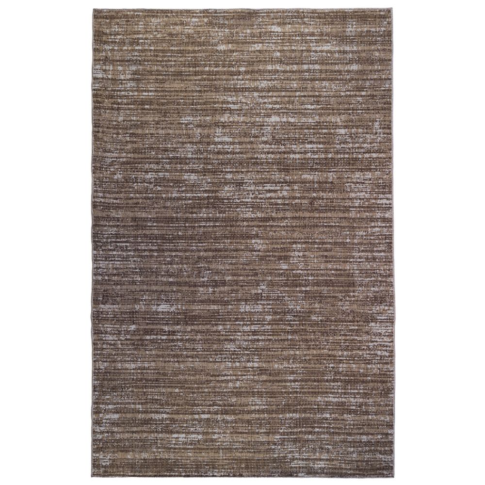 Amer Rugs MRY-10 Maryland Cecil Brown Striped Indoor/Outdoor Area Rug 96" x 120"