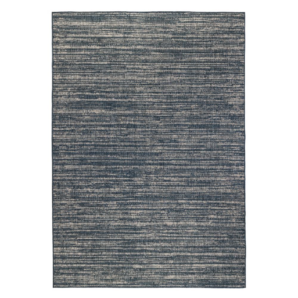 Amer Rugs MRY-8 Maryland Cecil Blue Striped Indoor/Outdoor Area Rug 96" x 120"