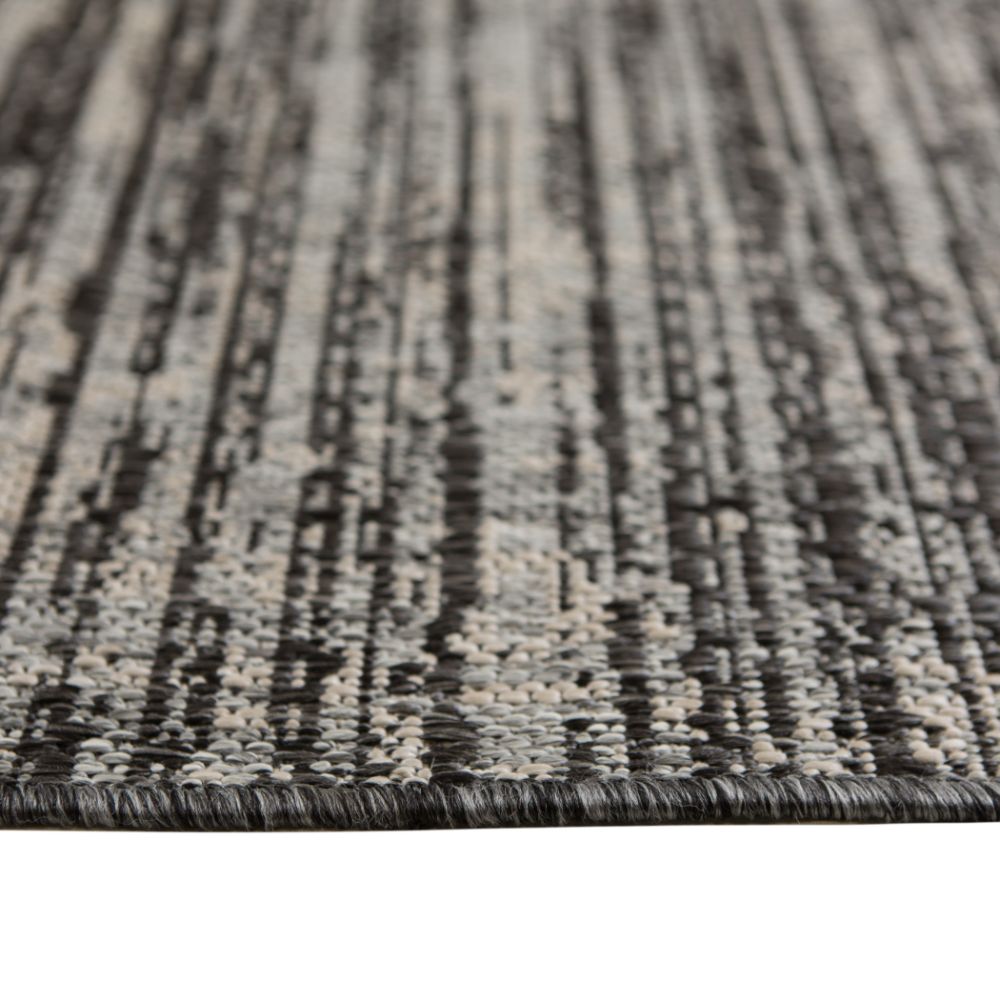 Amer Rugs MRY-9 Maryland Cecil Iron Striped Indoor/Outdoor Area Rug 28" x 96"