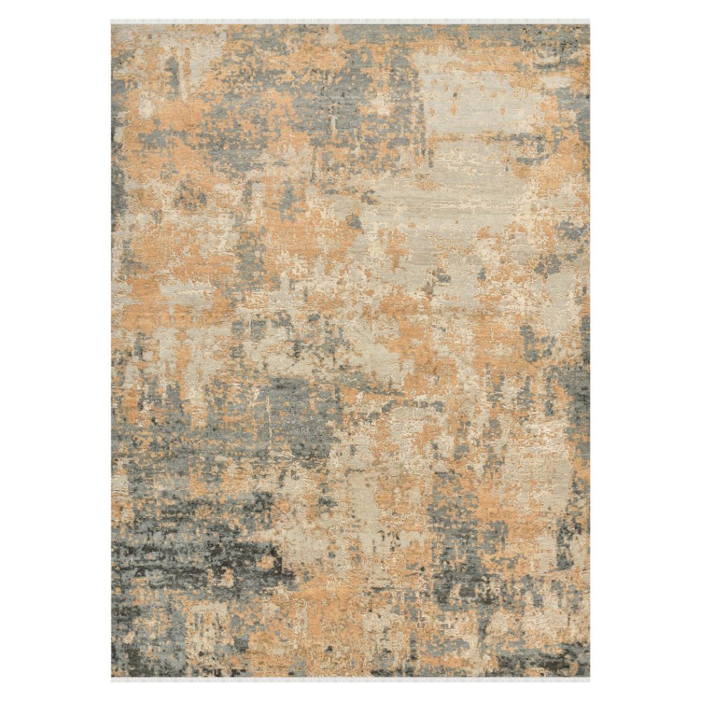 Amer Rugs MYS-93 Mystique Linden Storm Hand-Knotted Wool/Silk Area Rug 2