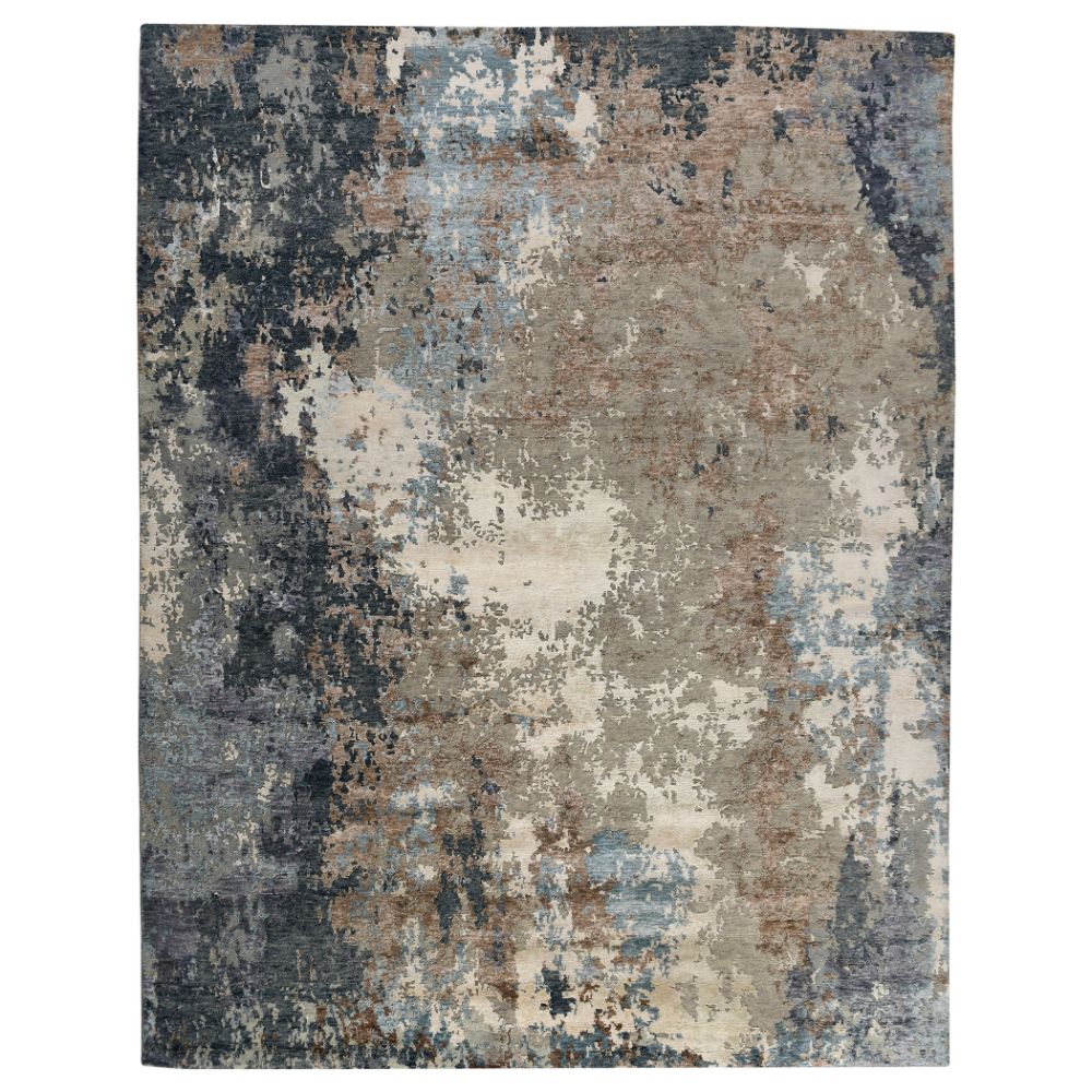 Amer Rugs SER-101 Serena Mindy Sky Blue Hand-Knotted Wool Blend Area Rug 8