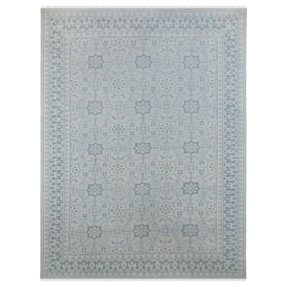 Amer Rugs EMP-9 Empress Weston Sky Blue Hand-Knotted Wool Blend Area Rug 2