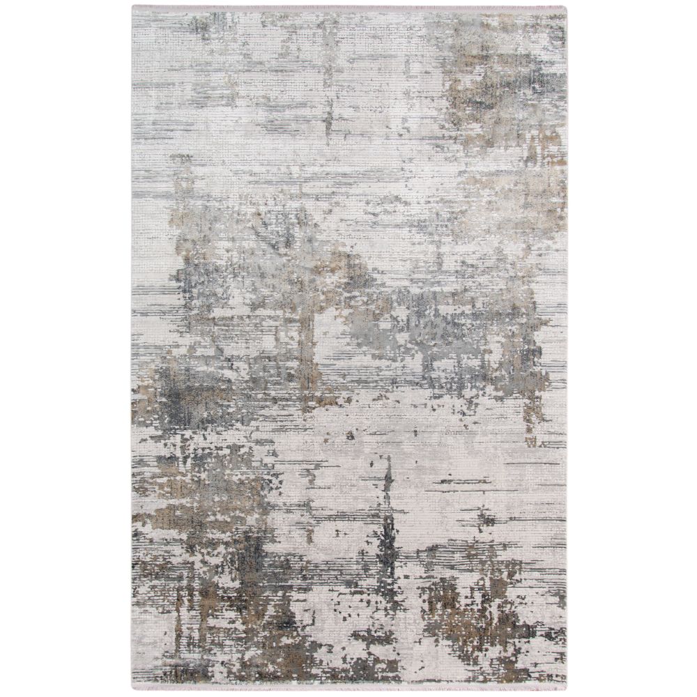 Amer Rugs VEN-2 Venice Frasier Ivory/Gold Abstract Area Rug 7