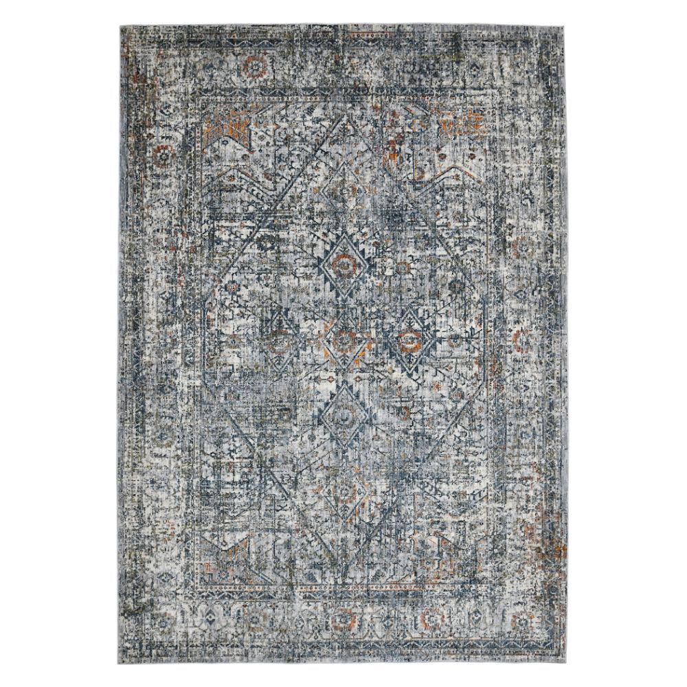 Amer Rugs VRM-3 Vermont Chelsea Gray/Ivory Polyester Area Rug 7