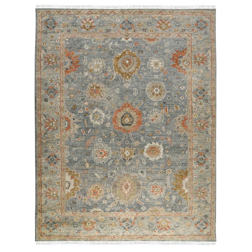 Amer Rugs WIL-8 Willow Nancy Gray Hand-Knotted Wool Area Rug 8