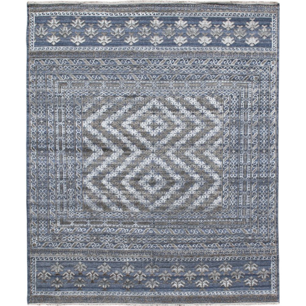 AMER Rugs WNS50 Winslow China Blue Hand-Knotted Area Rug 8