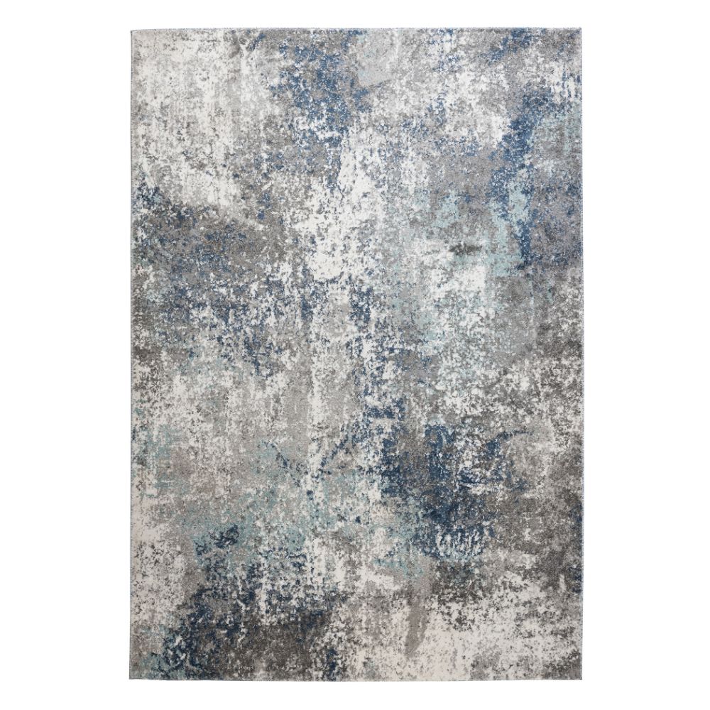 Amer Rugs YAS-7 Yasmin Deva Blue/Gray Abstract Polyester Area Rug 9