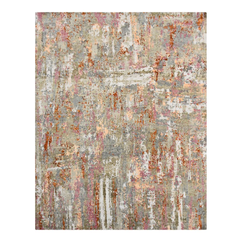 Amer Rugs SER-19 Serena Lindy Pink Hand-Knotted Wool Blend Area Rug 2