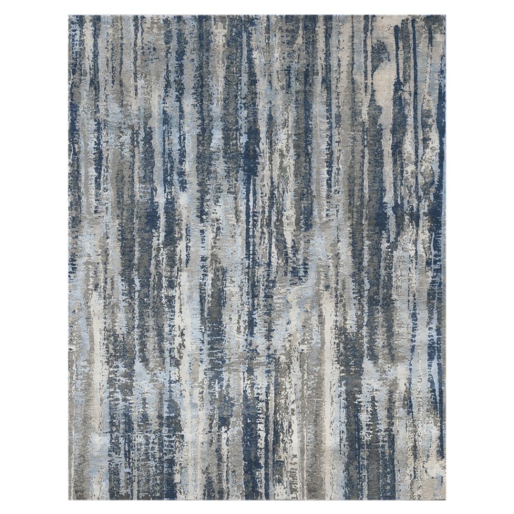 Amer Rugs MYS-48 Mystique Speria Blue Hand-Knotted Wool/Silk Area Rug 2